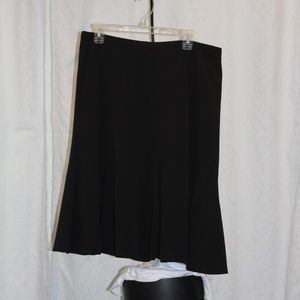 Worthington Black Flare Skirt